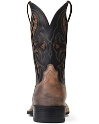 Ariat Men's Tally Ink Sport Frisco VentTEK Leather Performance Western Boot - Broad Square Toe