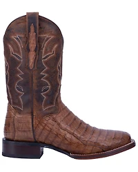 Dan Post Men's Kingsly Caiman Western Boots - Broad Square Toe