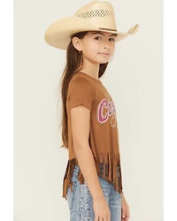 Cowgirl Hardware Girls' Fringe Tee