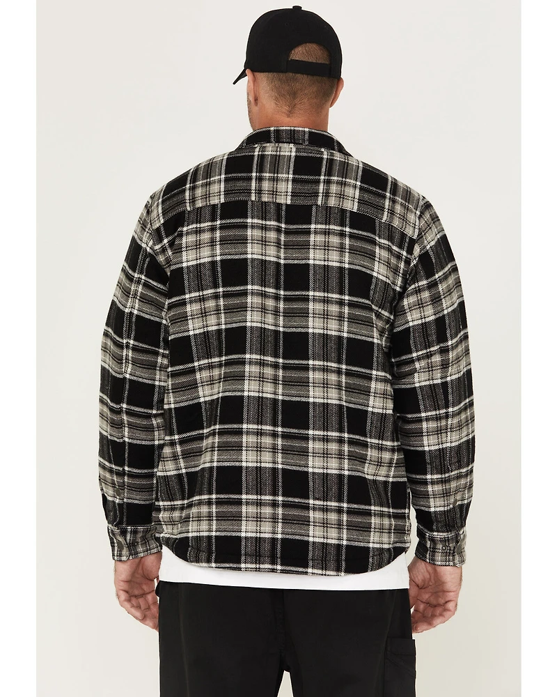Thorogood Men's Merrill Heavyweight Plaid Print Berber Lined Shirt Jacket