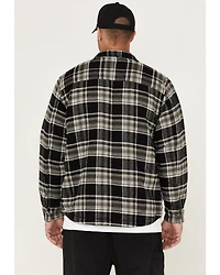 Thorogood Men's Merrill Heavyweight Plaid Print Berber Lined Shirt Jacket