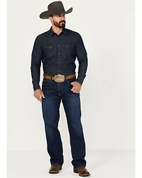 Justin Men's 1879 Medium Wash Stretch Bootcut Denim Jeans