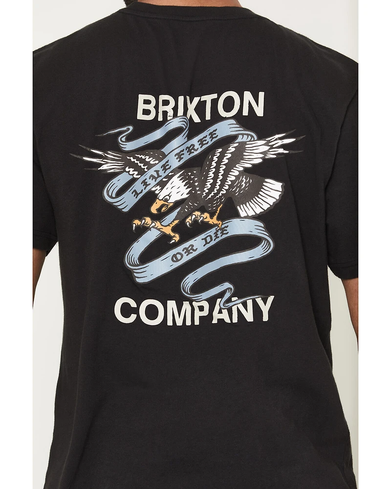 Brixton Men's Boot Barn Exclusive Live Free Short Sleeve Graphic T-Shirt
