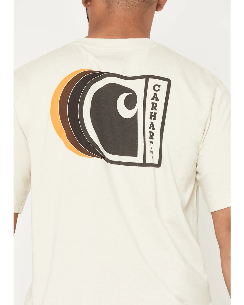 Carhartt Men's Relaxed Fit Lightweight Short Sleeve Graphic T-Shirt