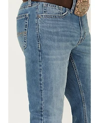 Cody James Men's Roughstock Wash Jackson Slim Straight Rigid Denim Jeans