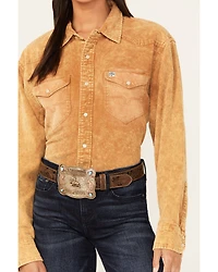 Kimes Ranch Women's Dixon Corduroy Long Sleeve Snap Western Shirt