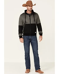 Hooey Men's Gray & Black Tech Fleece Zip-Front Jacket