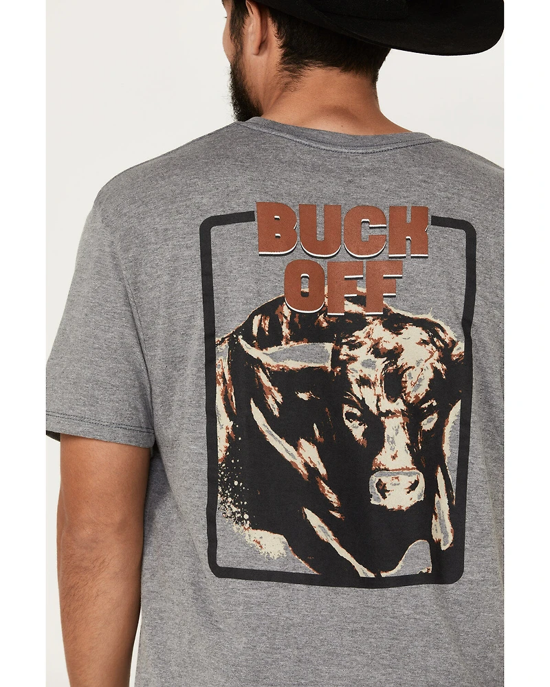 RANK 45® Men's Buck Off Short Sleeve Graphic T-Shirt