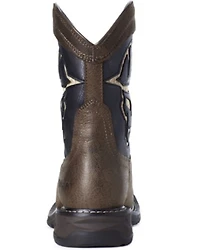 Ariat Boys' WorkHog® VentTEK Skull Western Boots - Square Toe