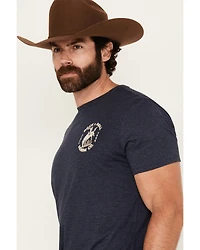 Rock & Roll Denim Men's Bronco Short Sleeve Graphic T-Shirt