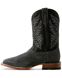 Ariat Men's Wiley Elephant Roughout Western Boots - Broad Square Toe