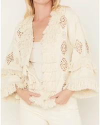 Shyanne Women's Fringe Embellished Jacket