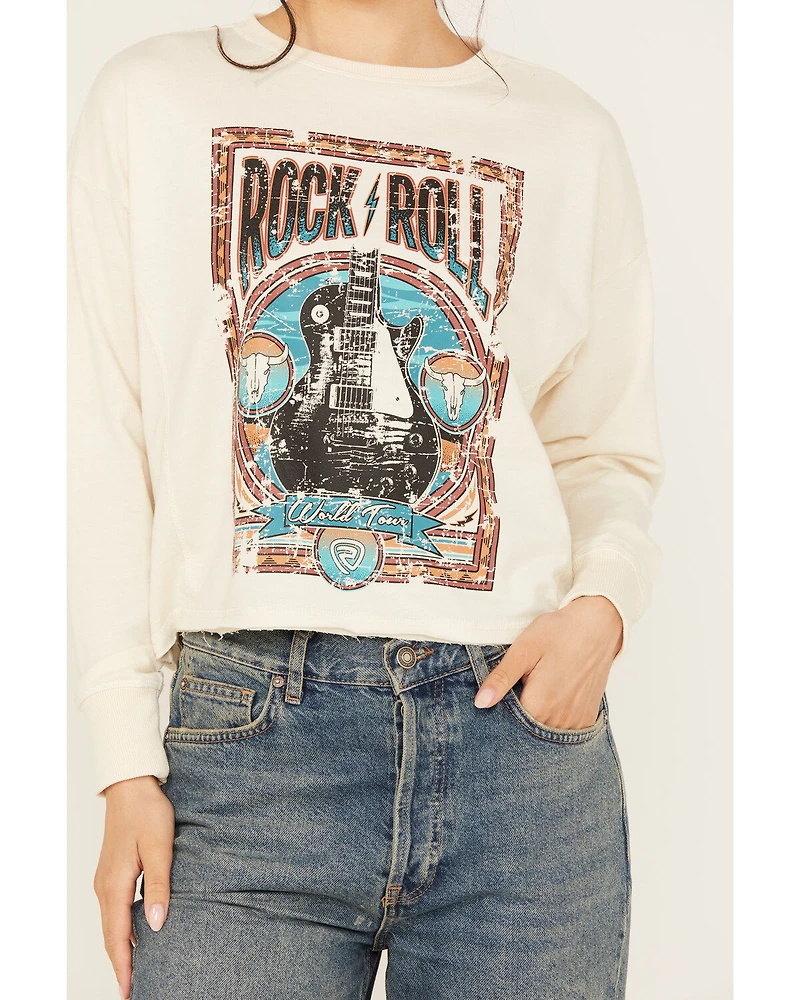 Rock & Roll Denim Women's Long Sleeve Graphic Tee