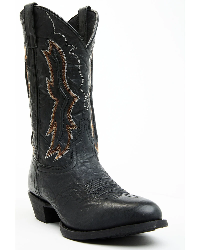 Laredo Men's Fancy Stitch Western Boots - Round Toe