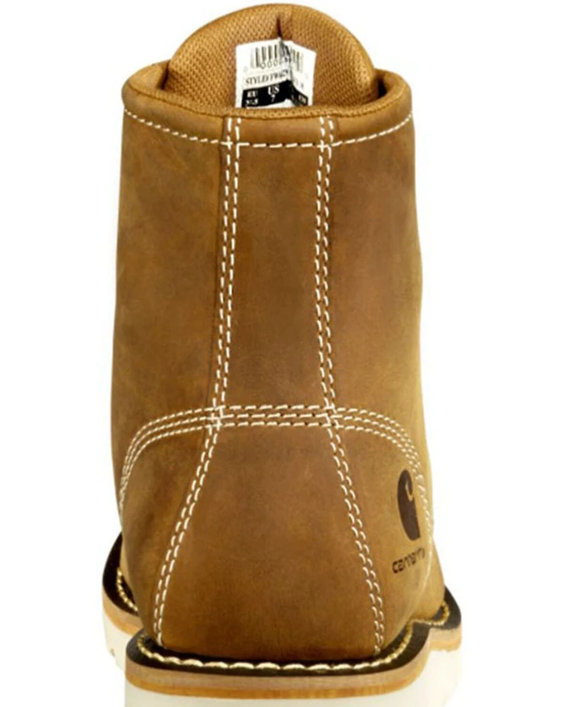 Carhartt Women's Wedge Sole Waterproof Moc Work Boots - Steel Toe