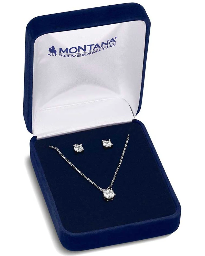 Montana Silversmiths Women's Clean Cut Jewelry Set - 2 Piece