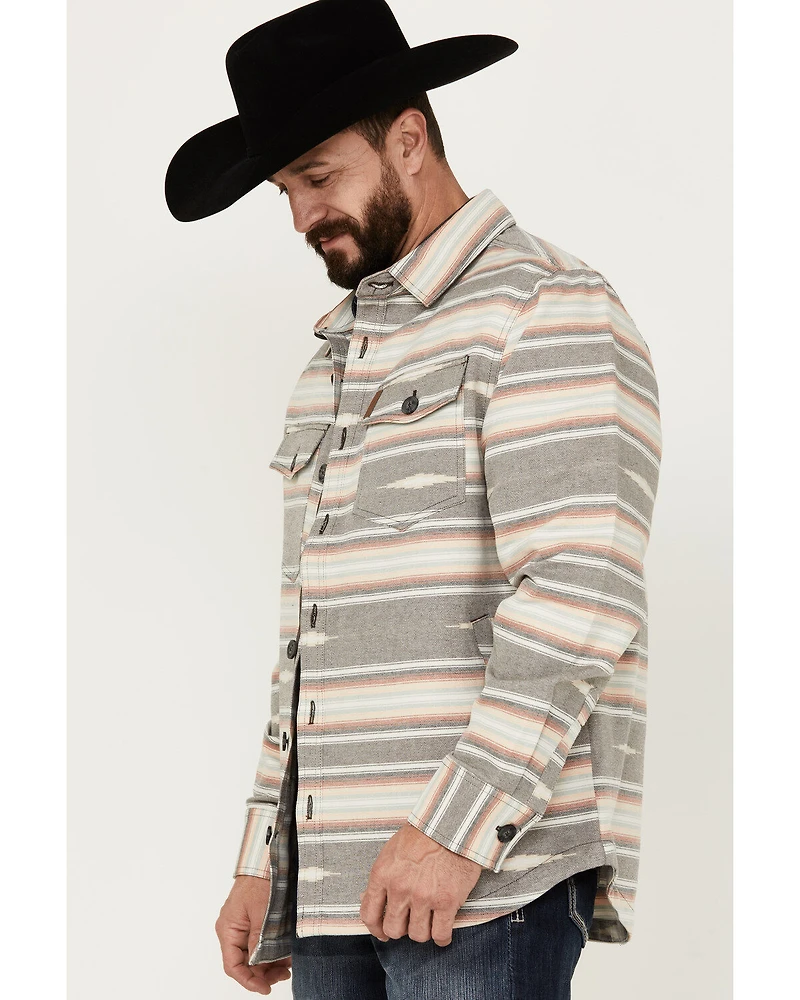 Cinch Men's Southwestern Jacquard Print Shirt Jacket
