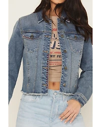 Shyanne Women's Ellis Americana Cropped Trucker Jacket