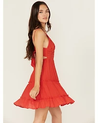 Shyanne Women's Lace Bustier Mini Dress