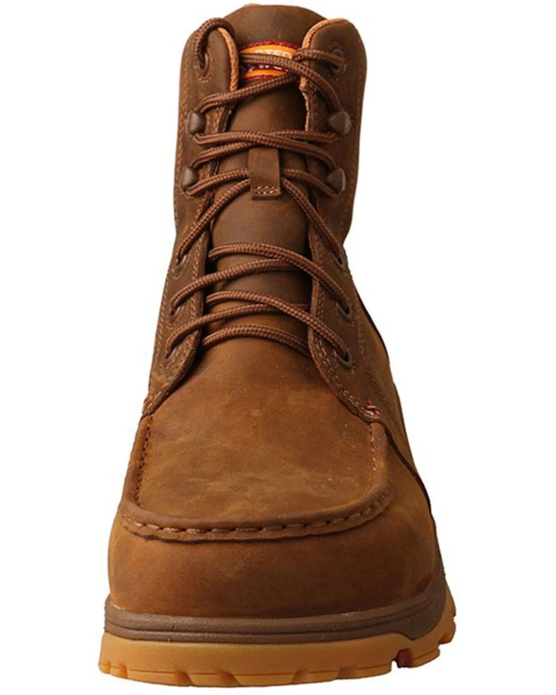 Twisted X Men's Oblique Lace-Up Work Boots - Nano Composite Toe