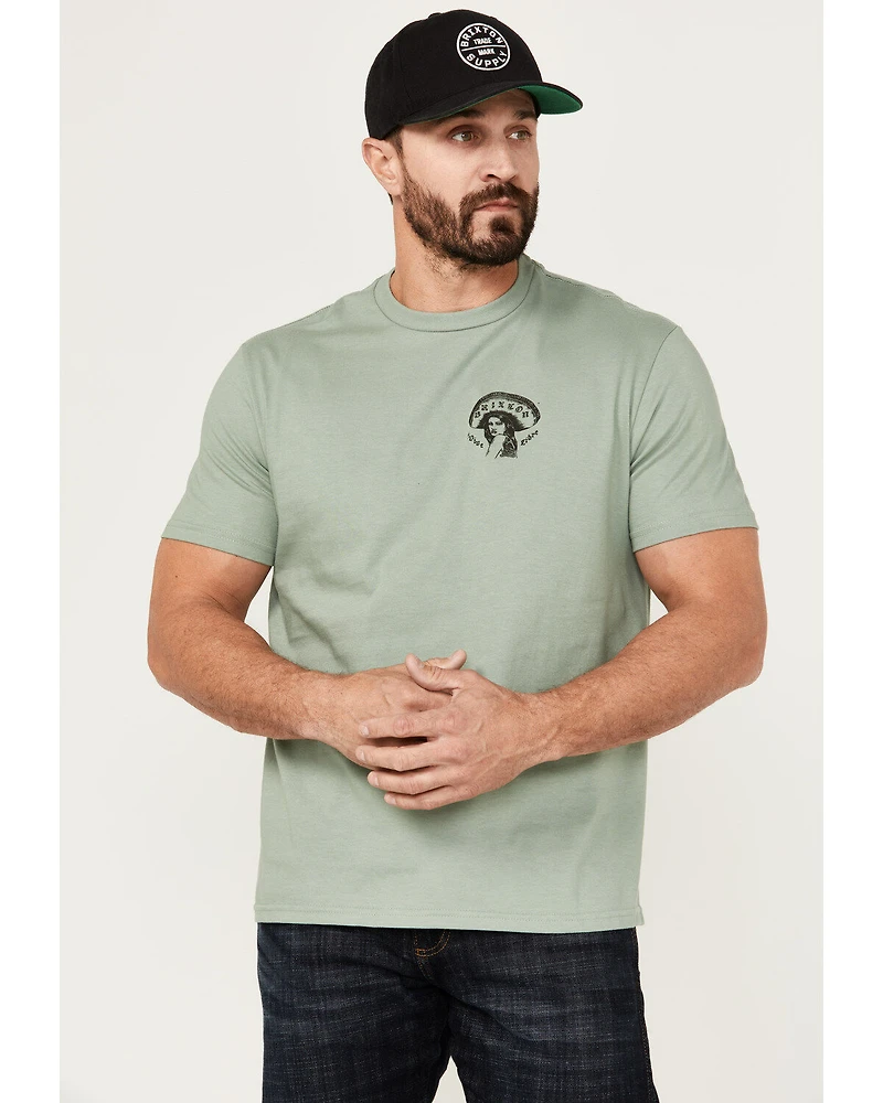 Brixton Men's Vive Libre Short Sleeve Graphic T-Shirt
