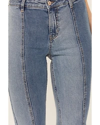 Shyanne Women's Luna High Rise Flare Stretch Denim Jeans