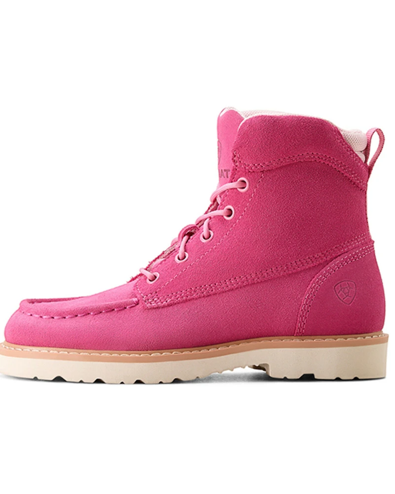Ariat Little Girls' Rebar Lift Casual Boots - Moc Toe