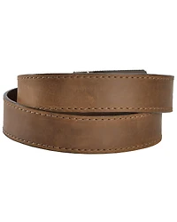 Justin Men's Flying High Leather Belt with Flag Buckle