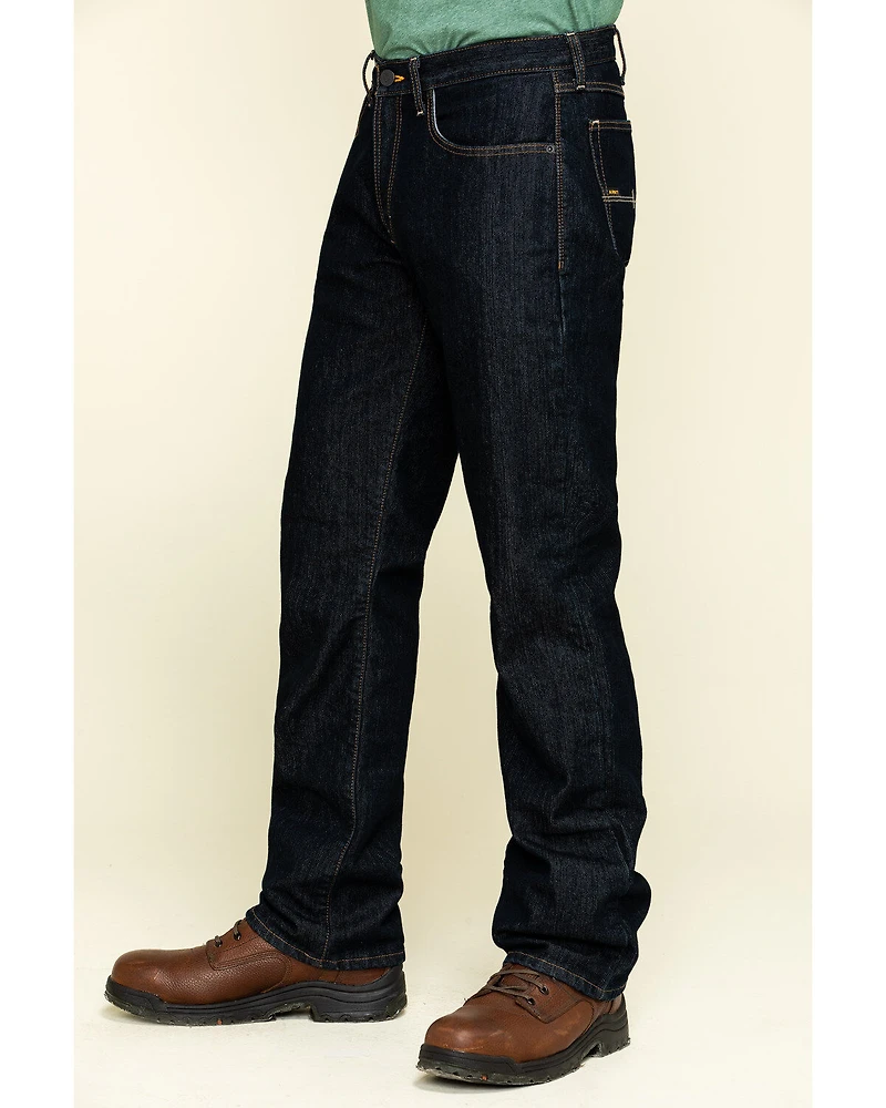 Ariat Men's M4 Rebar Durastretch Flannel Lined Low Bootcut Work Jeans - Big