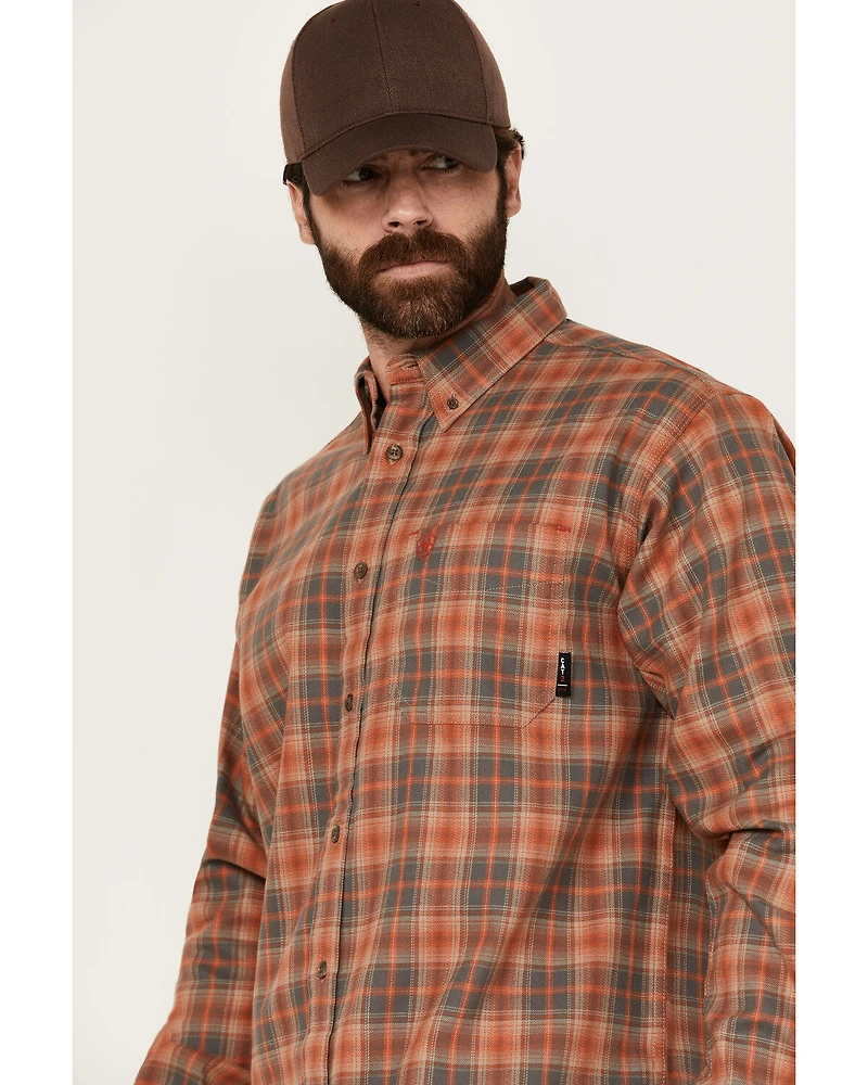 Ariat Men's FR Olympic Long Sleeve Button-Down Work Shirt