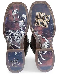Tin Haul Men's Lacer Western Boots - Broad Square Toe