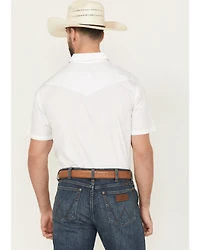 Gibson Men's Solid Short Sleeve Snap Western Shirt - Big