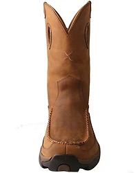 Twisted X Men's 11" Pull On Waterproof Moc Work Boots - Soft Toe