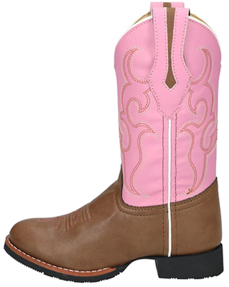 Smoky Mountain Girls' Mustang Western Boots - Round Toe
