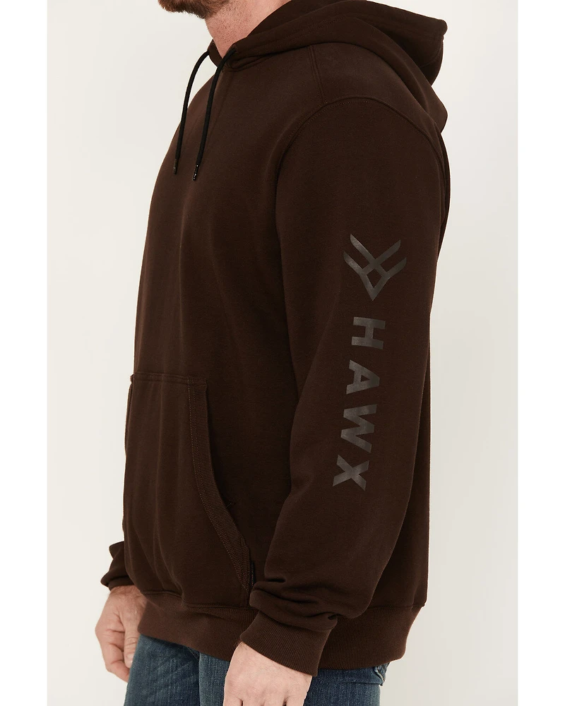 Hawx Men's FR Hard Face Pullover Fleece Hooded Jacket