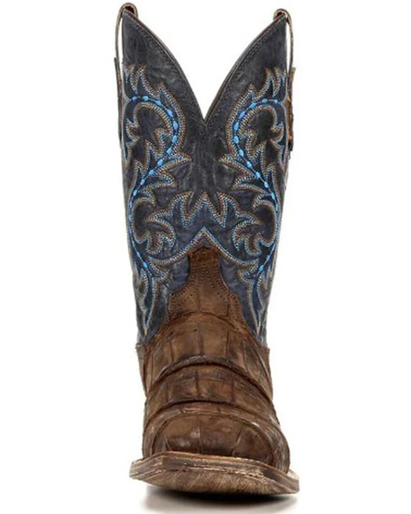 Lucchese Men's Handmade Malcolm Alligator Western Boots - Square Toe