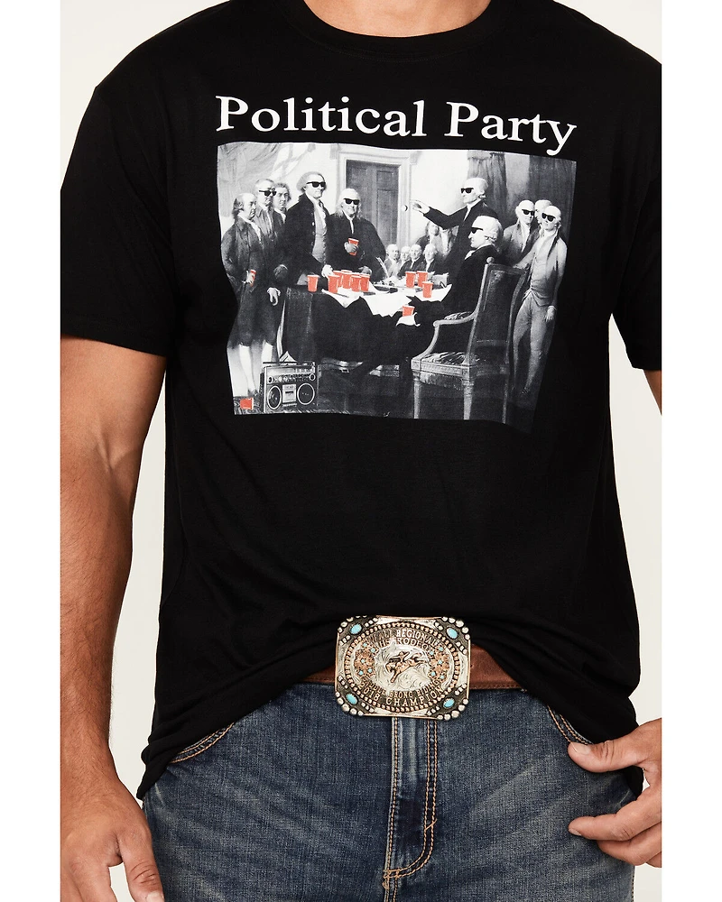 Riot Society Men's Political Party Short Sleeve Graphic T-Shirt