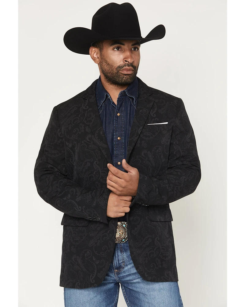 Rock & Roll Denim Men's Paisley Print Sportcoat