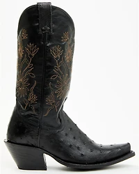 Shyanne Women's Daisie Exotic Full Quill Ostrich Western Boots - Snip Toe