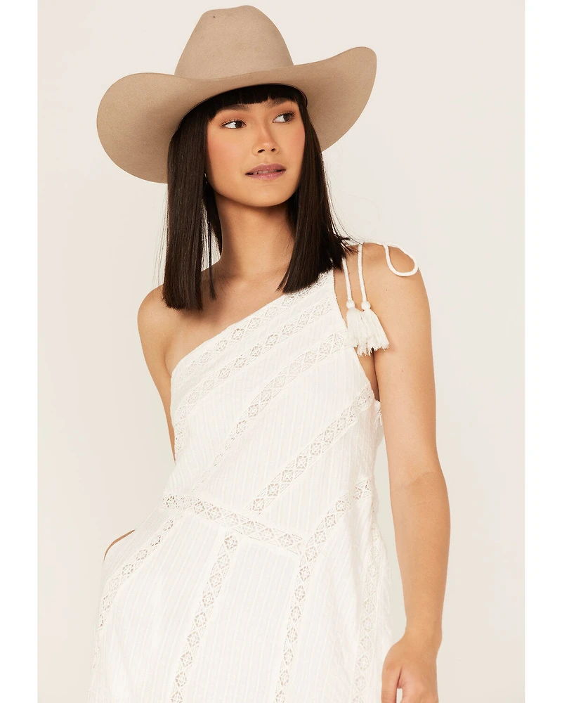 Free People Bella One-Shoulder Midi Dress