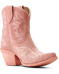 Ariat Women's Chandler Suede Western Booties - Snip Toe