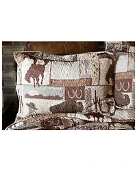 Carstens Home Wrangler Vintage Cowboy Queen Quilt Set - 3-Piece
