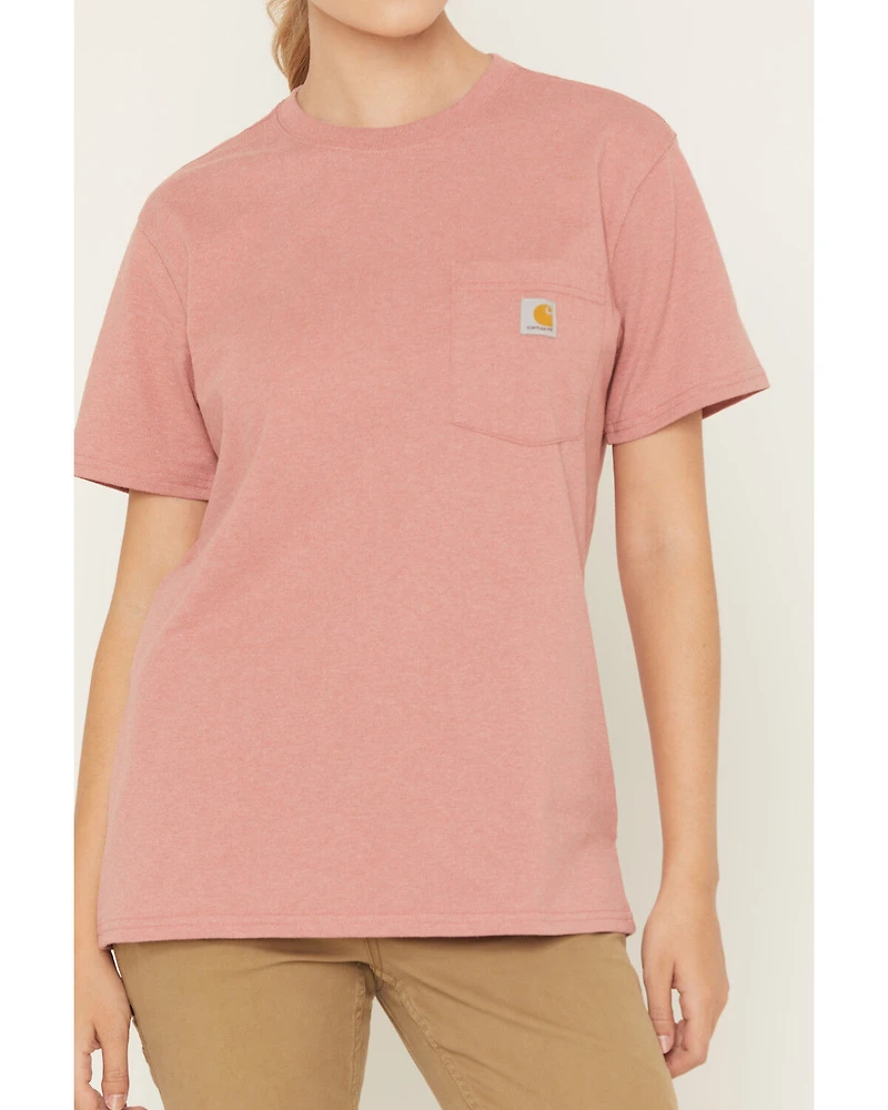 Carhartt Women's Loose Fit Heavyweight Short Sleeve Pocket T-Shirt