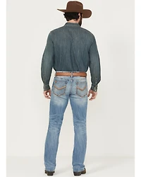 Cody James Men's Gunner Wash Jackson Slim Straight Stretch Denim Jeans