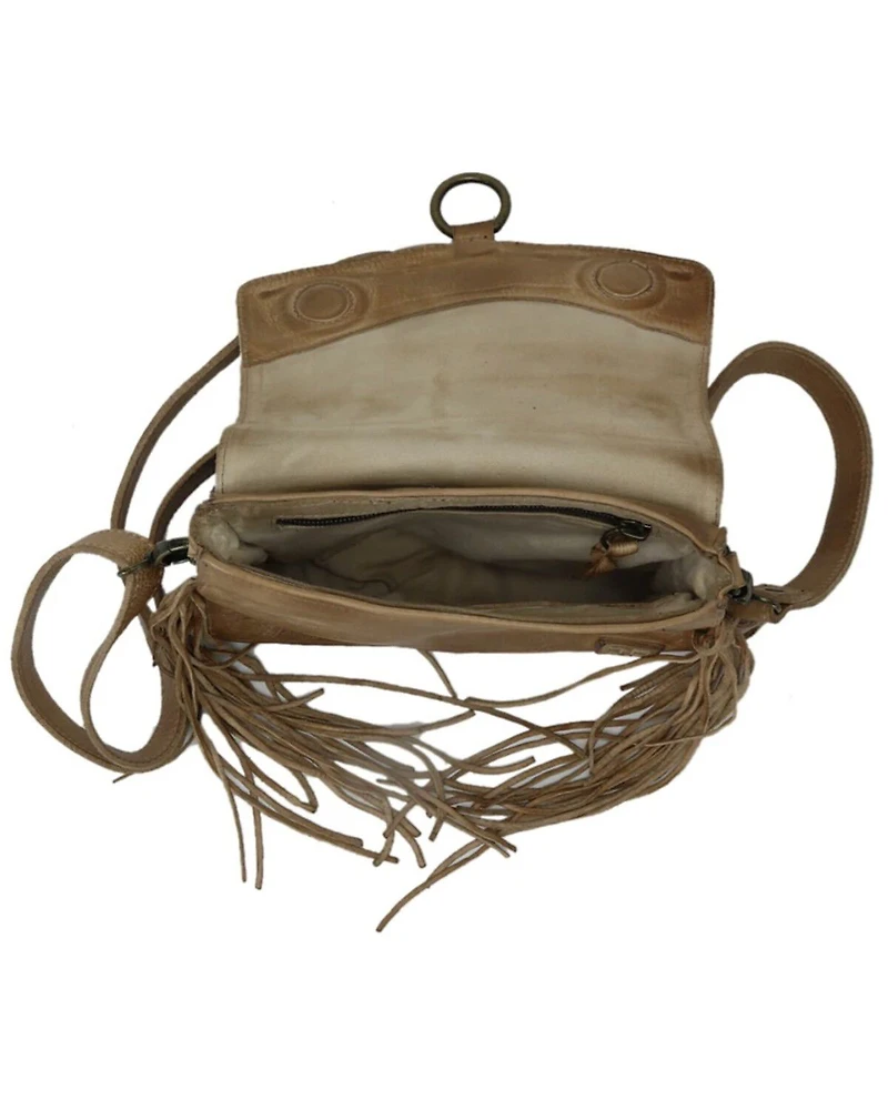 Bed Stu Women's Hidden Fringe Crossbody Bag