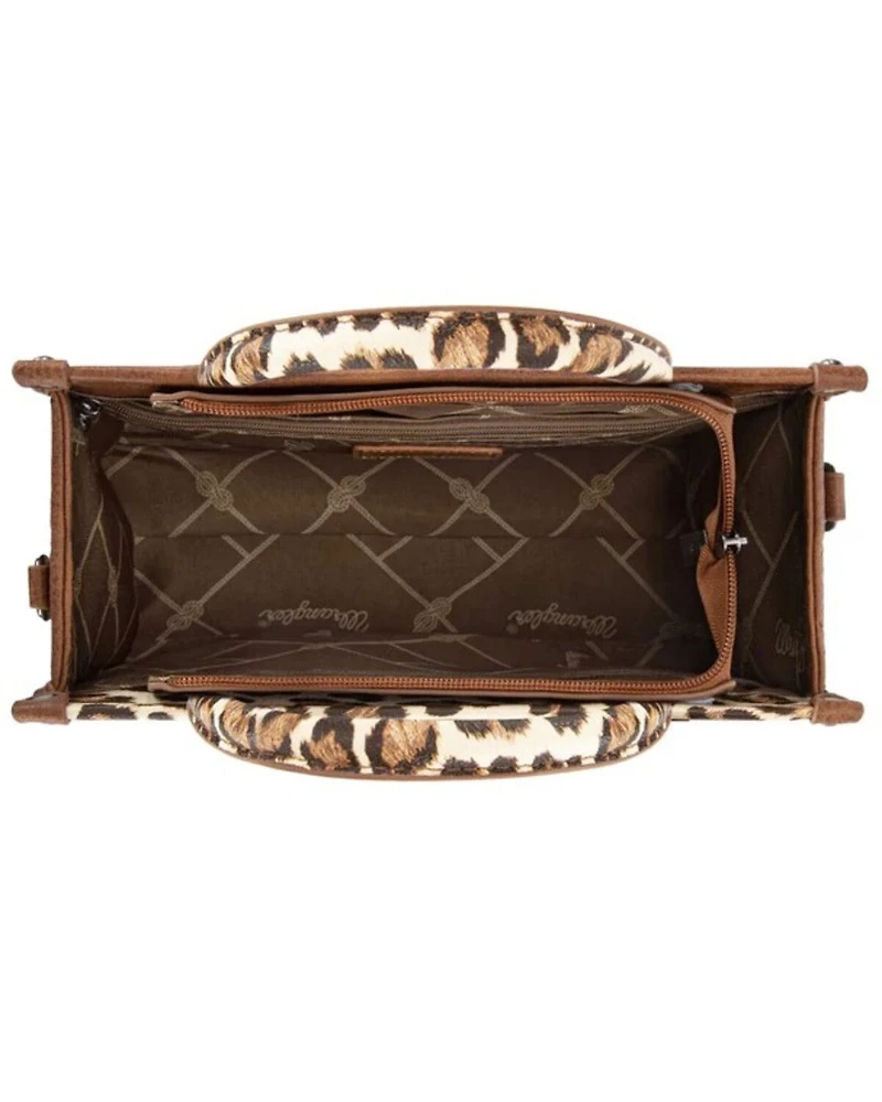 Wrangler Women's Leopard Print Crossbody Bag