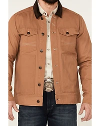 Blue Ranchwear Men's Copper Duck Canvas Button-Front Trucker Rust Jacket