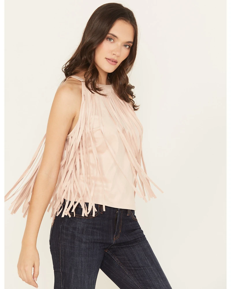 Idyllwind Women's Madie Faux Suede Fringe Tank