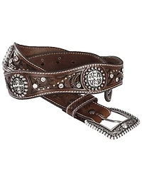 Ariat Scalloped Hand Tooled & Embellished Western Belt