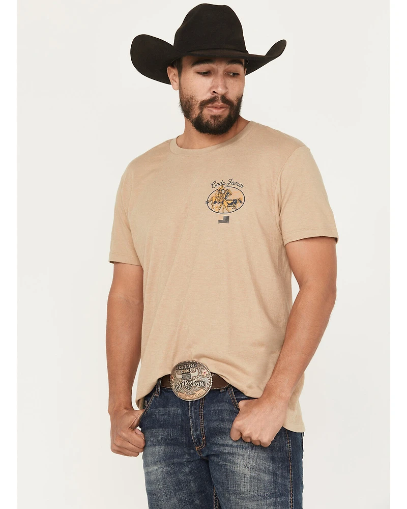 Cody James Men's Lasso Short Sleeve Graphic T-Shirt